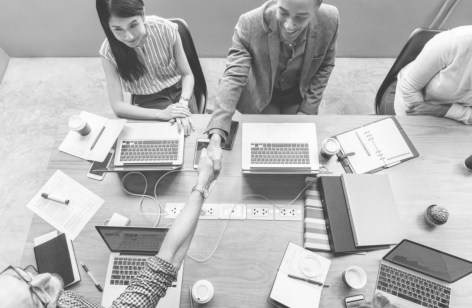 Espacio de trabajo colaborativo en sesión de formación